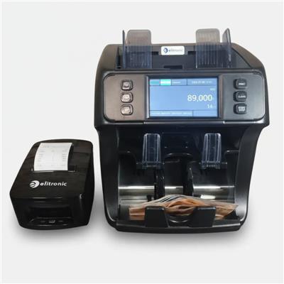 Clasificador de billetes Elicount ELI-2500 Con Impresora Termica 57mm USB